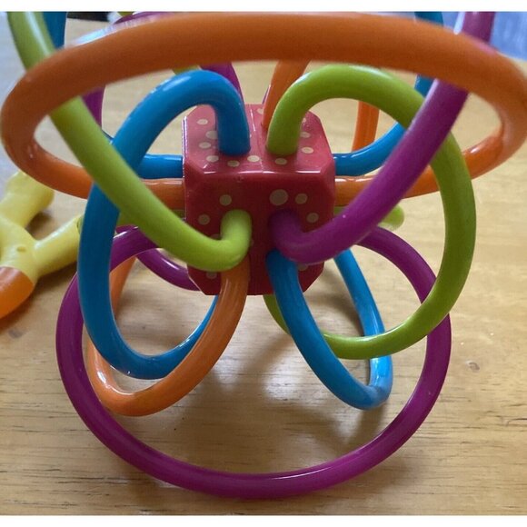 Mixed Lot Manhattan Toy Winkel rattle Sensory Plus 2 Teethers Toys - Picture 6 of 10